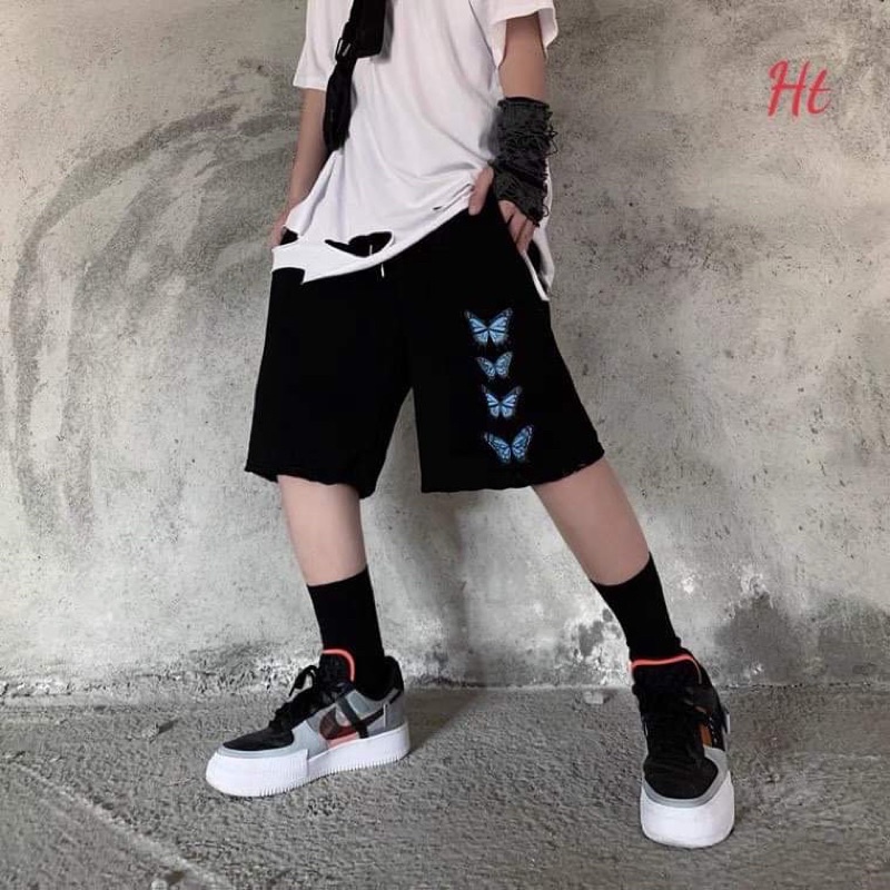Quần ngố 5D bướm xanh HT12