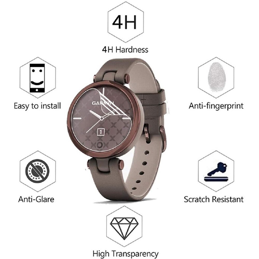 Bộ 2 miếng dán màn hình đồng hồ trong suốt cho Garmin Lily