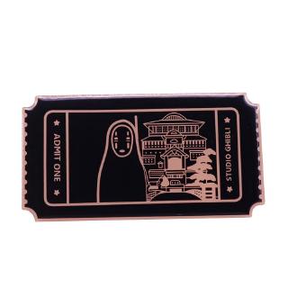 Ngộ nghĩnh phòng tắm cổ vé pin không mặt Phụ kiện quạt Ghibli
