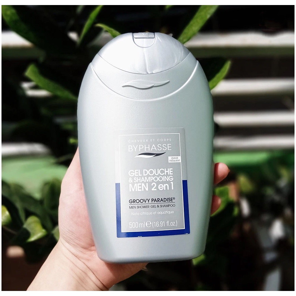 Sữa tắm nước hoa Byphasse gội 2in1 cho nam 500ml NPP Shoptido