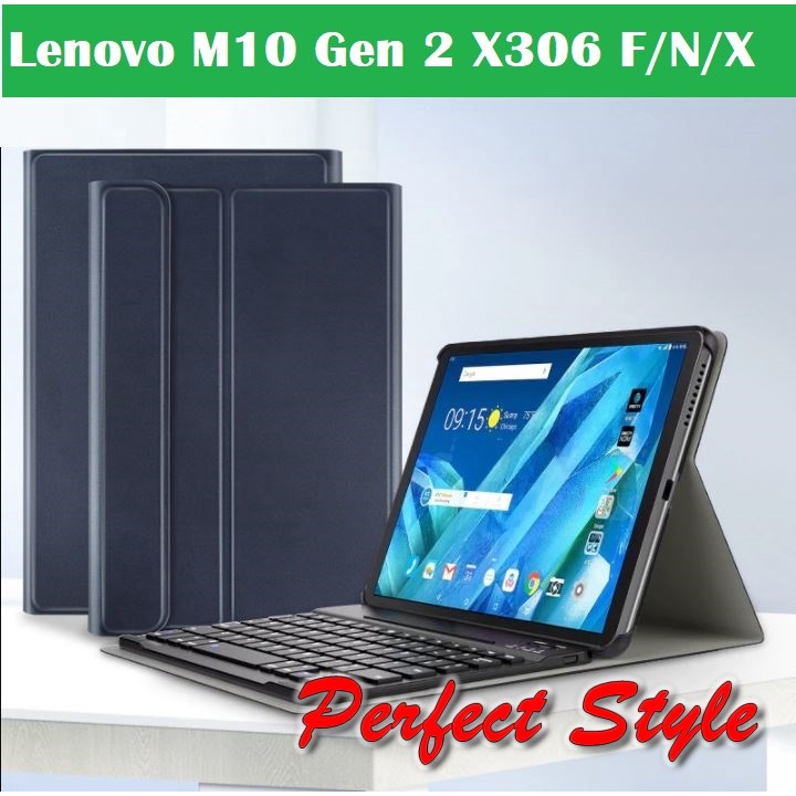 ( Tặng bút cảm ứng ) Bao Da kèm Bàn Phím Lenovo Tab P11 plus J606F P11 Pro J706F M10 Gen 2 X306X/F/N M10 Plus X606X/F/N