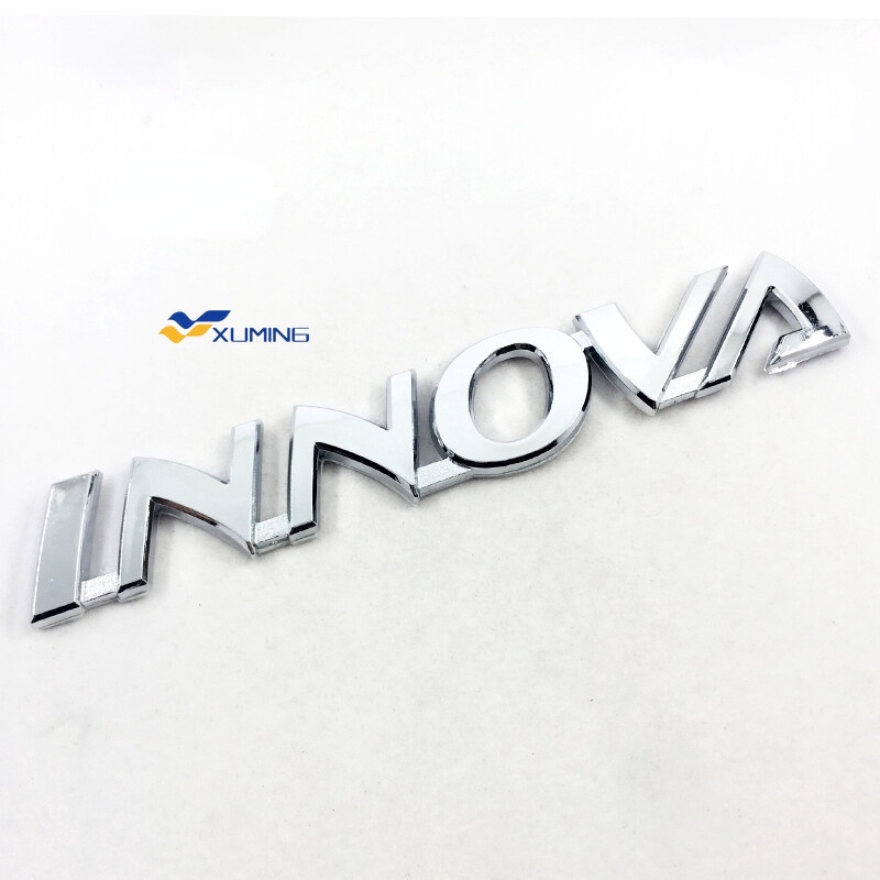 1 Miếng Dán Logo Chữ INNOVA Bằng ABS Dùng Trang Trí Đuôi Xe Hơi TOYOTA