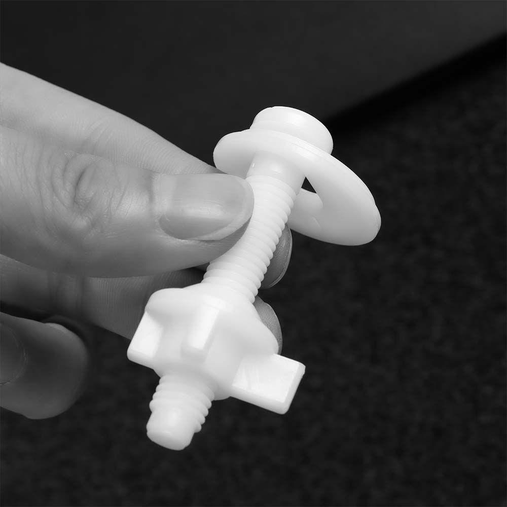 Bộ Bu Lông Cọ Bồn Cầu Kèm Đai Ốc Nhựa Cố Định Tiện Dụng