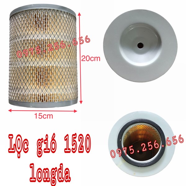 Lọc gió 1520 Long da Phụ tùng ô tô
