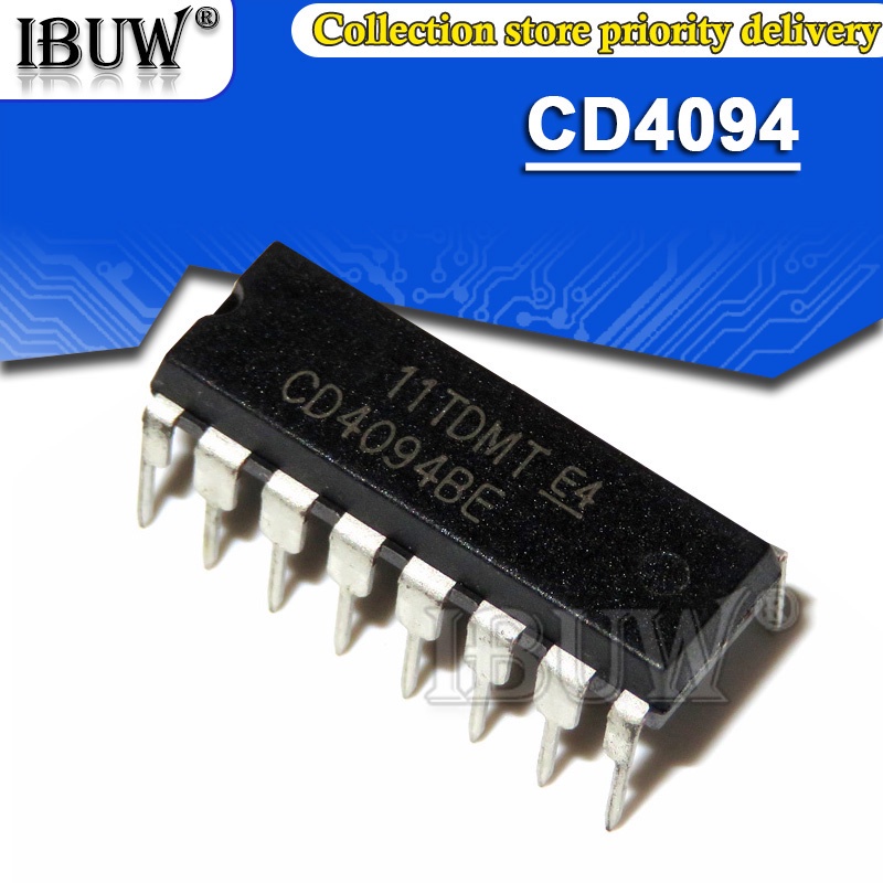 Bộ 10 Linh Kiện Điện Tử CD4094BE DIP16 CD4094 DIP-16 CD4094BD DIP