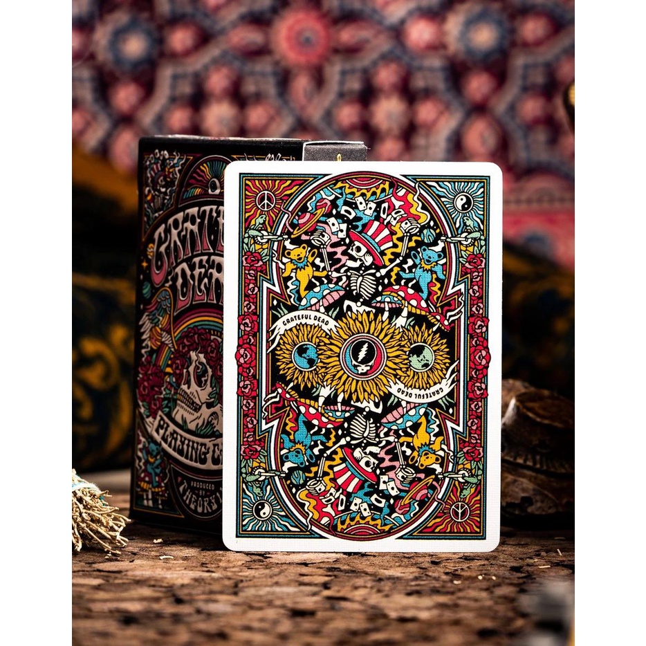 Bài tây, bài ảo thuật Grateful Dead Playing Cards by theory11 - Hàng chính hãng [Hàng Mỹ]