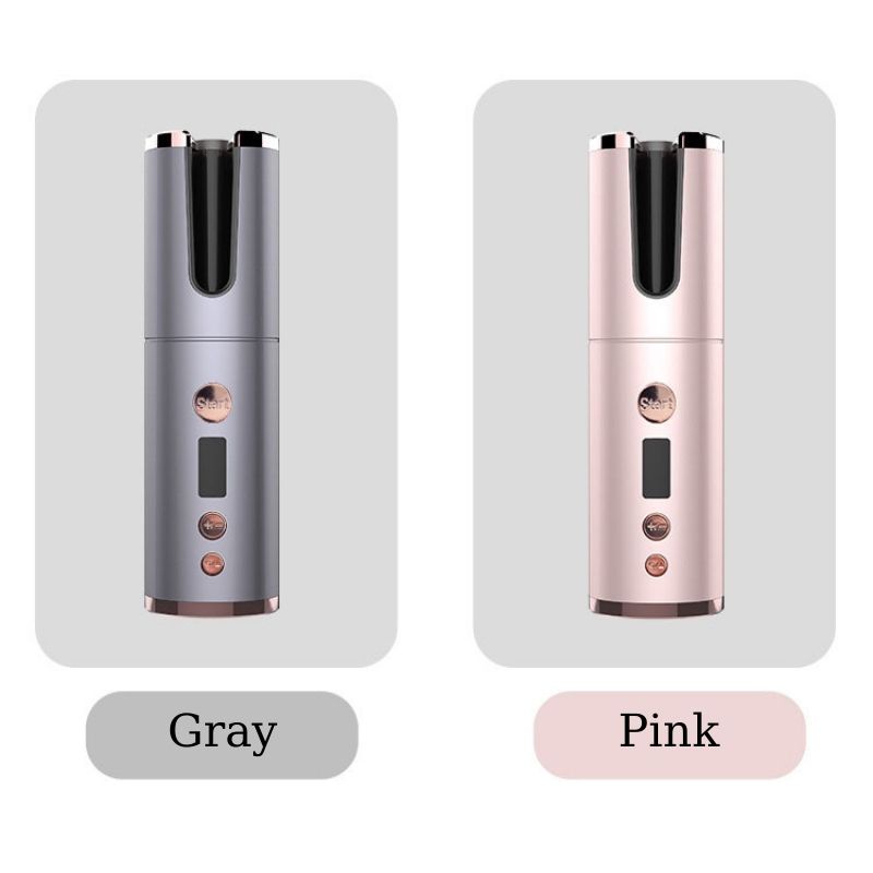 Máy uốn tóc xoăn tự động không dây pin 4000 Mah đường kính uốn 28mm - AKIO Mart