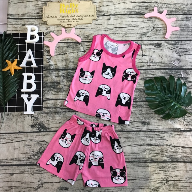 Bộ đồ carter sát nách cho bé