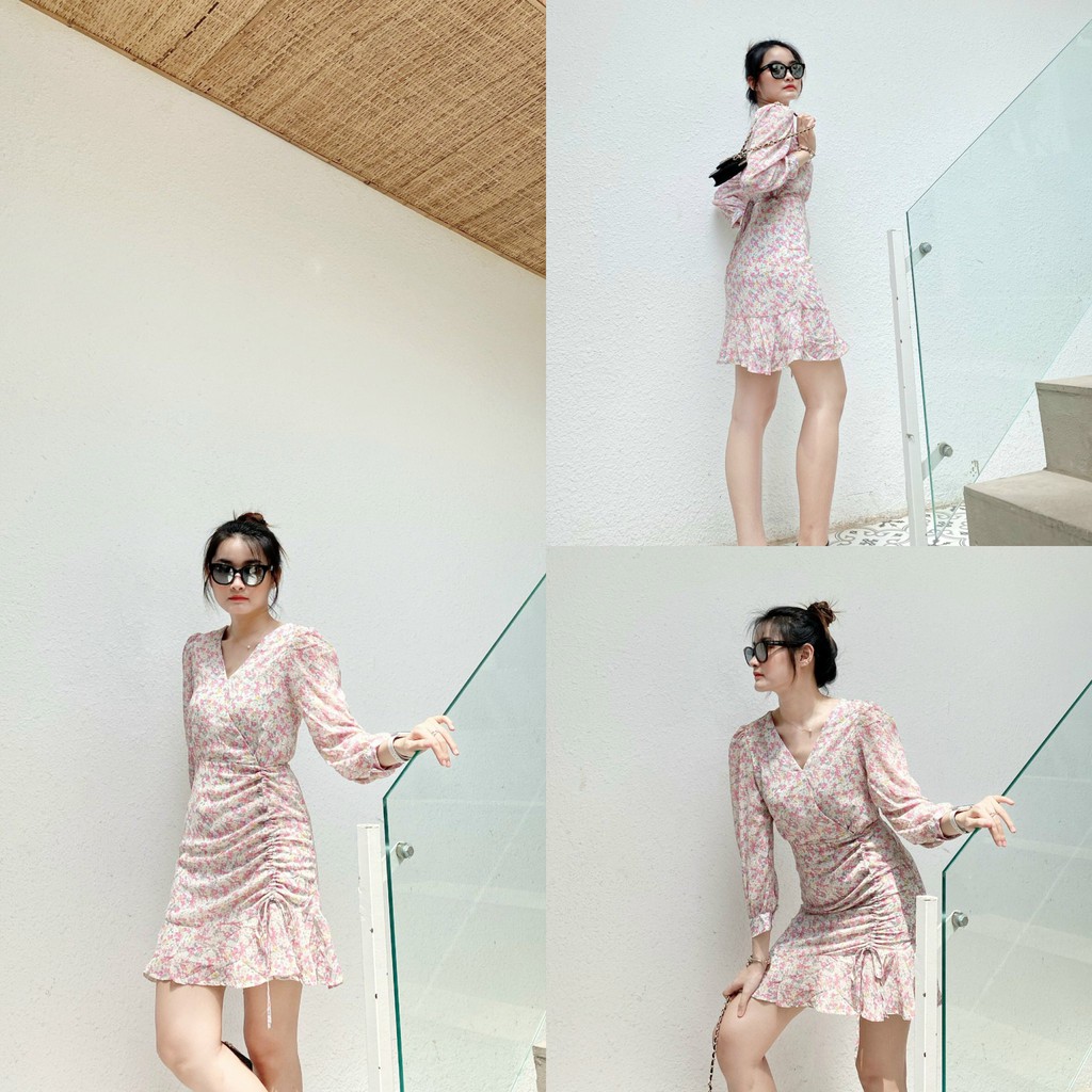 ĐẦM HOA RÚT ĐÙI - MÈO INDA HOUSE