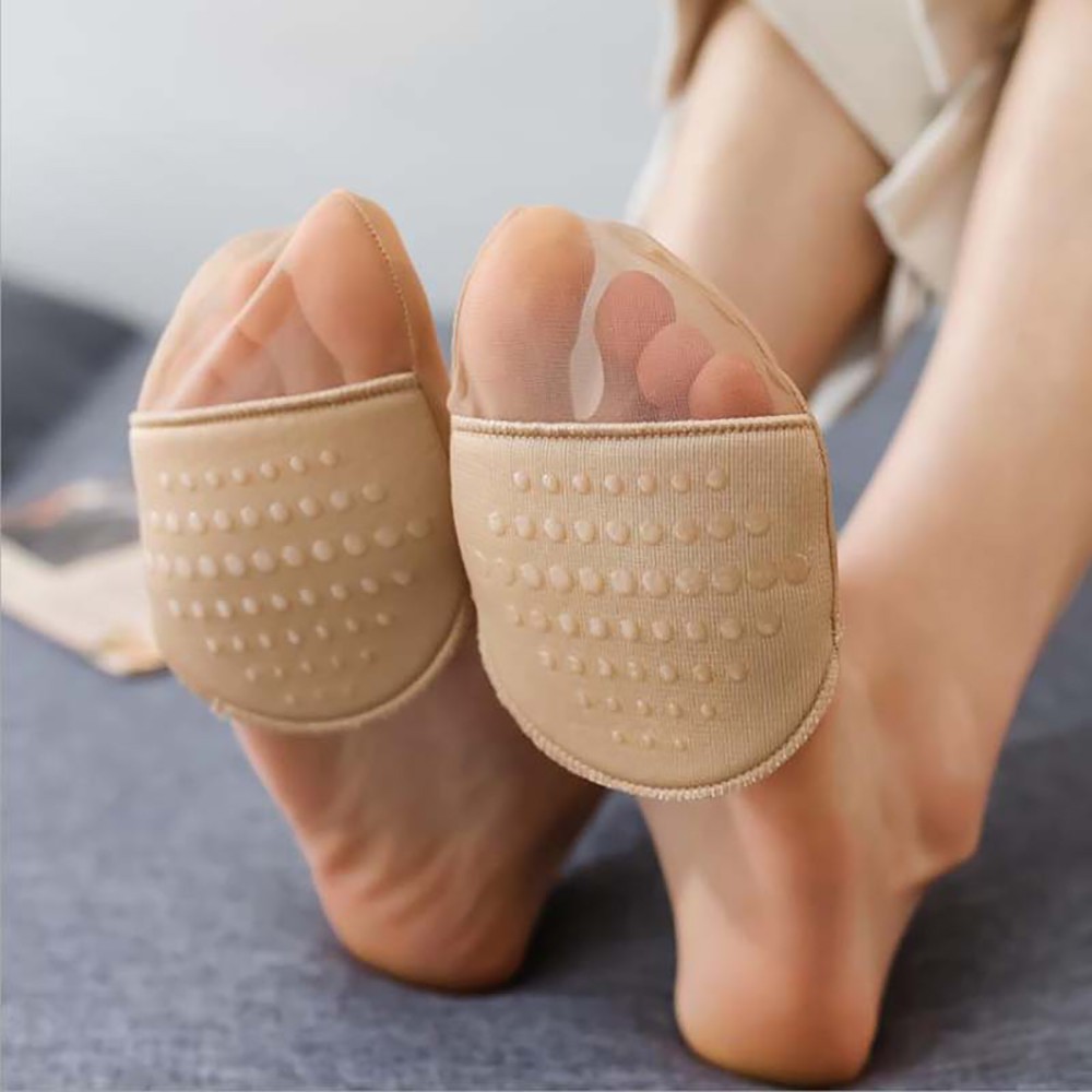 Cặp đệm lót bàn chân trước chống trượt thoáng khí nhiều màu cho nữ