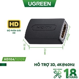 Đầu nối hdmi chính hãng ugreen 20107