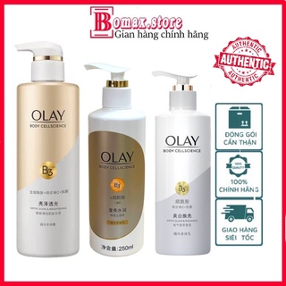 Sữa dưỡng thể tắm trắng da olay b3 whitening 500ml - vitamin c body cellscience