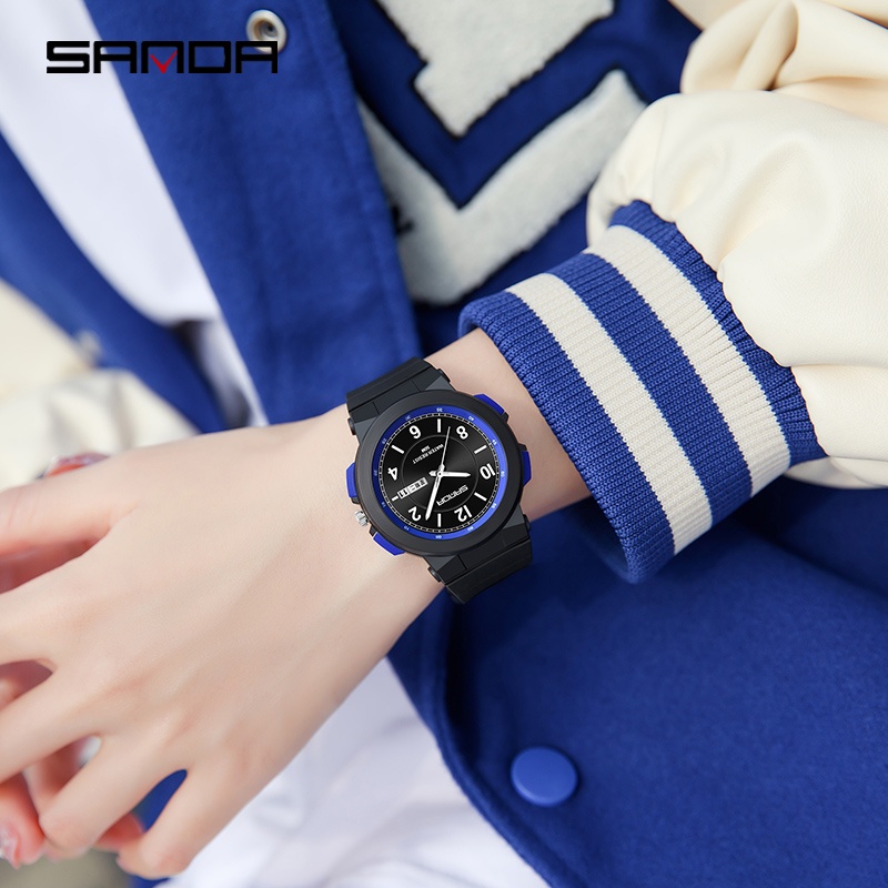 Đồng hồ SANDA 6097-15 thạch anh chống thấm nước