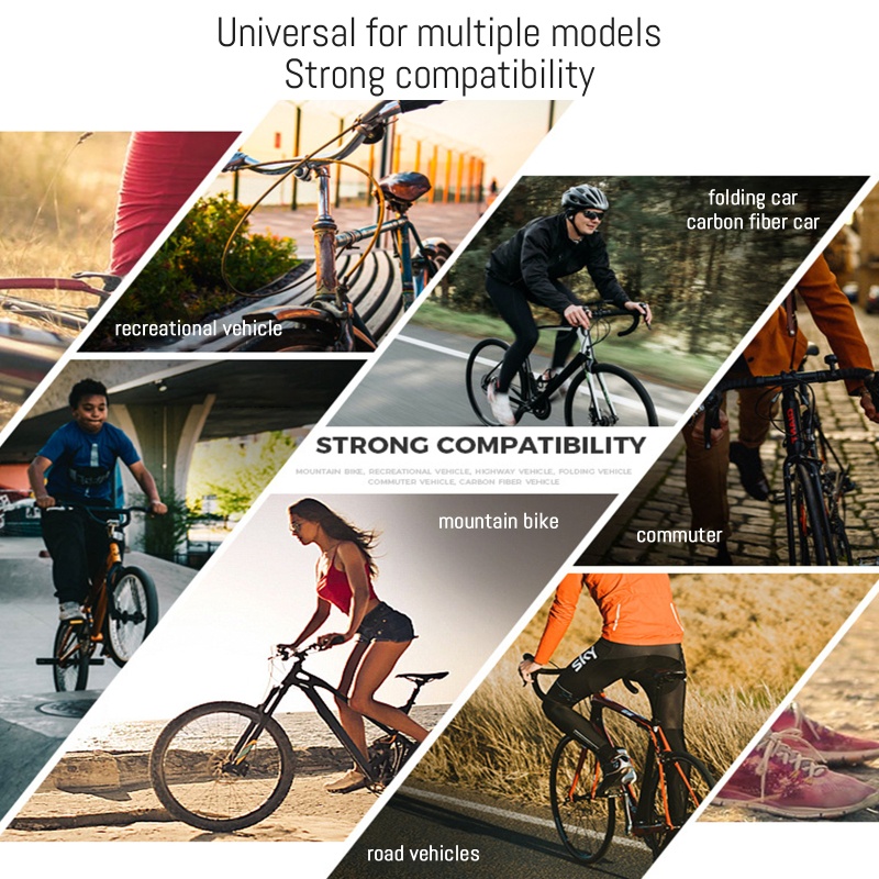 QQ Bộ Dè Chắn Bùn Trước Và Sau Tùy Chỉnh Tiện Dụng Cho Xe Đạp MTB