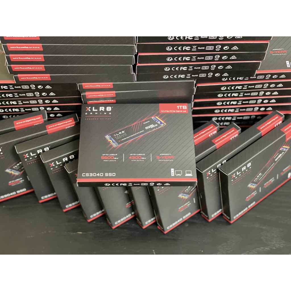 Ổ Cứng SSD PNY XLR8 CS3040 M.2 2280 NVMe PCIe Gen 4x4, 1TB