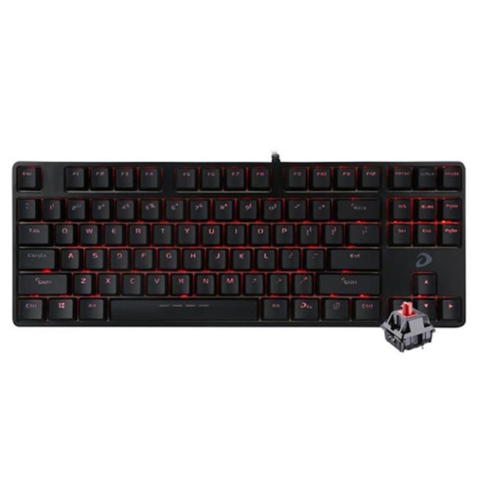Bàn phím cơ Dareu EK87 - Mã cũ DK87 - Đèn led màu đỏ - Thay được keycap - Bảo hành 24 tháng - Lỗi 1 đổi 1 | BigBuy360 - bigbuy360.vn