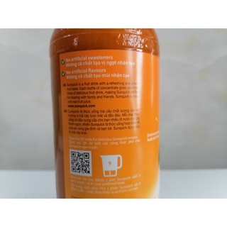 Nước ép cam Sunquick 840ML