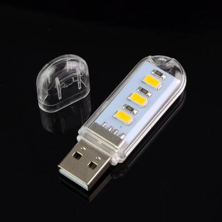 Đèn LED 3 bóng cổng USB