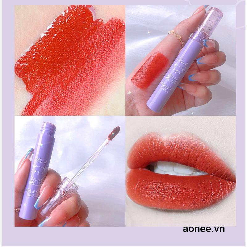 ✨✨Son bóng dạng lỏng ánh nhũ lấp lánh dưỡng ẩm lâu trôi