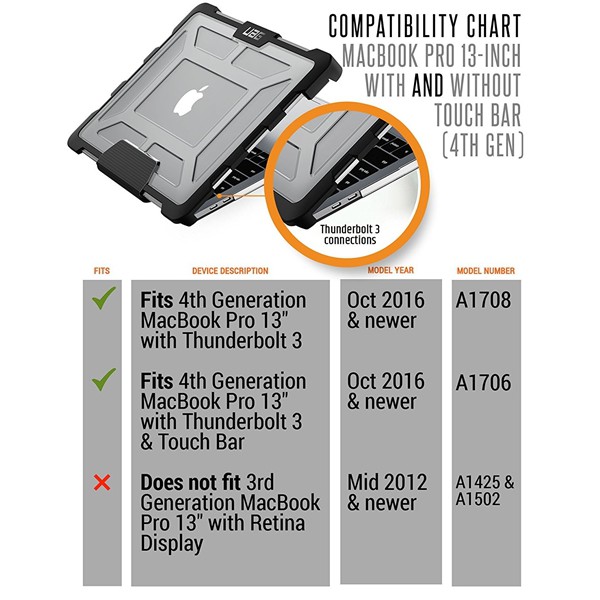 Ốp lưng cho Apple MacBook Pro 13 inch (4th gen) - UAG PLASMA SERIES