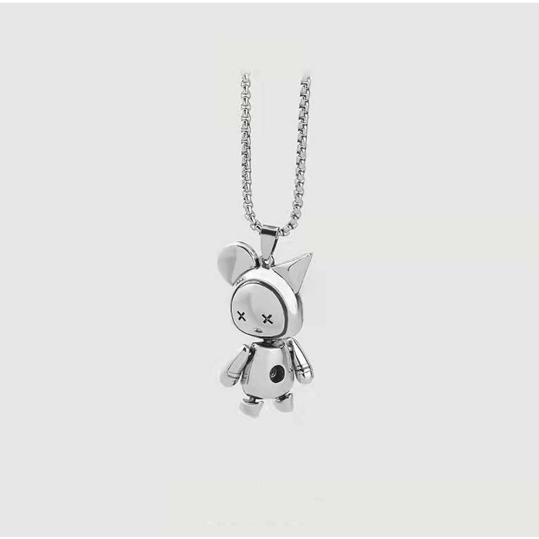 Dây chuyền Nam Bạc Đẹp Unisex Cá Tính Ngầu Thời Trang Nam Basic  BENNY Chain Lucifer Store Vòng Titan không gỉ  BENNY