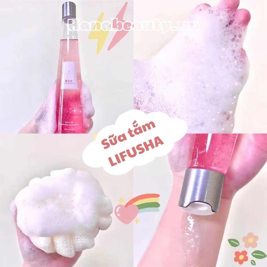 Sữa tắm nước hoa  Hương thơm quyến rũ và bí ẩn Lưu hương lâu dưỡng ẩm sáng da mờ thâm SIGO