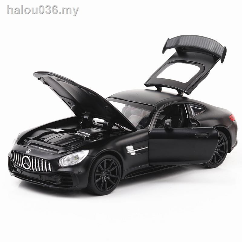 Mô Hình Xe Hơi Thể Thao Mercedes-Benz Gtr Amg Tỉ Lệ 1: 32 Bằng Hợp Kim Có Đèn Và Âm Thanh Cho Bé