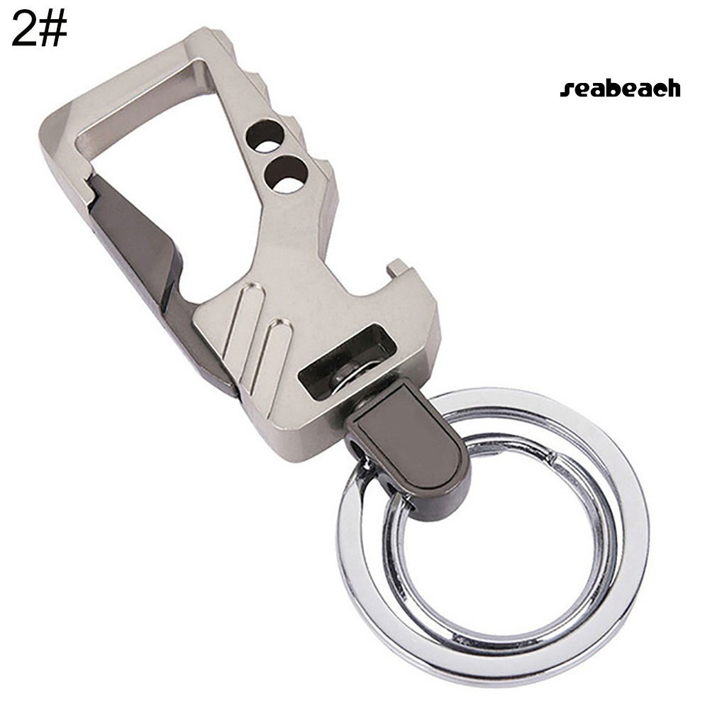 ✪Cf✪Móc Khóa Kiêm Đồ Khui Nắp Chai Bia Bằng Kim Loại Thiết Kế Nhỏ Gọn Tiện Dụng