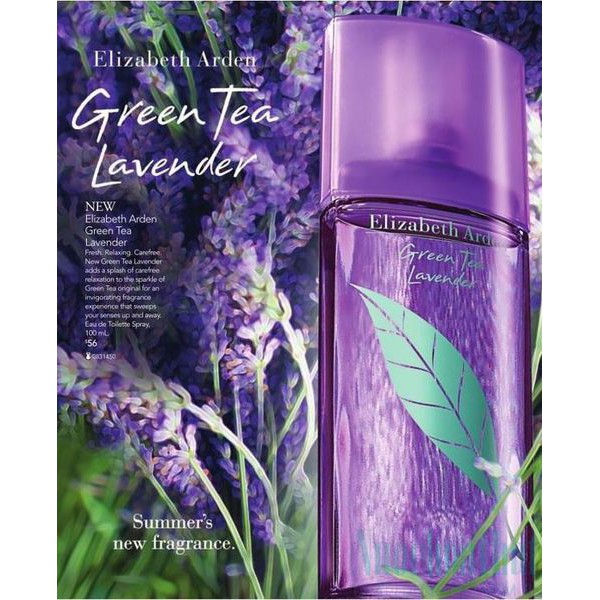 Nước hoa nữ hương hoa oải hương Elizabeth Arden Green Tea Lavender Eau De Toilette 100ml