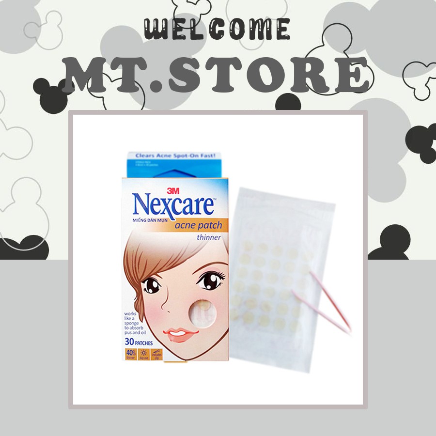 Miếng dán mụn Nexcare 3M (Hộp 30 miếng)