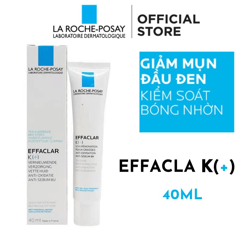 La Roche-Posay Effaclar K + Mụn Cream 40ml Closed mụn