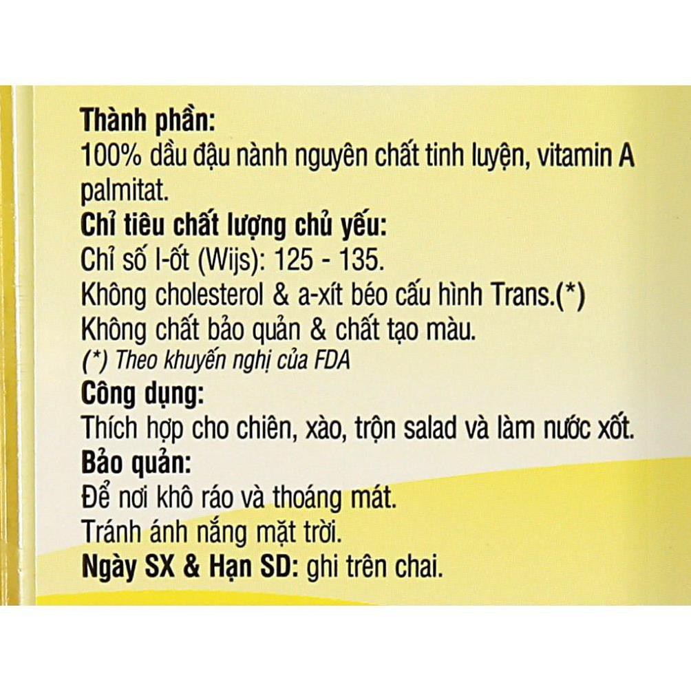 Dầu ăn Simply đậu nành 1L