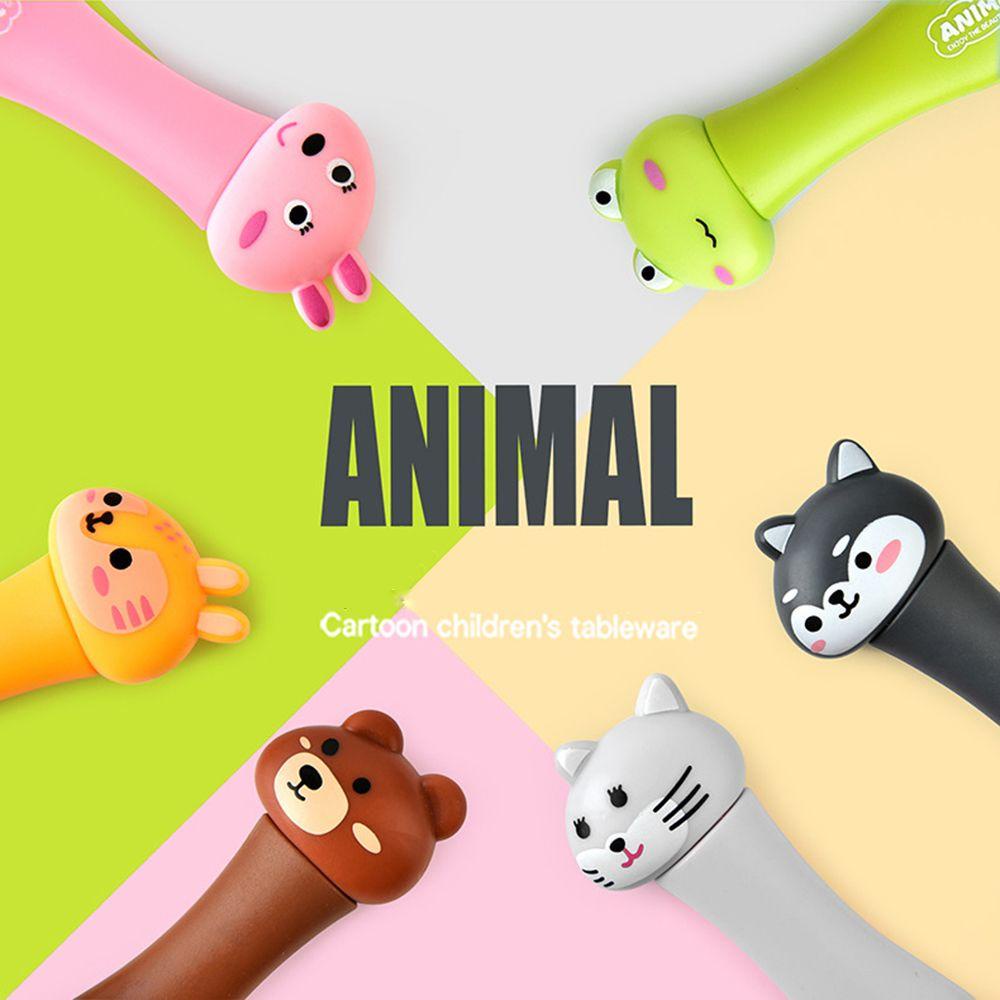 LUOL Bộ Muỗng Nĩa Tập Ăn Kèm Hộp Đựng Cho Bé