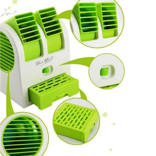 Quạt điều hòa mini khay đá 2 cửa gió