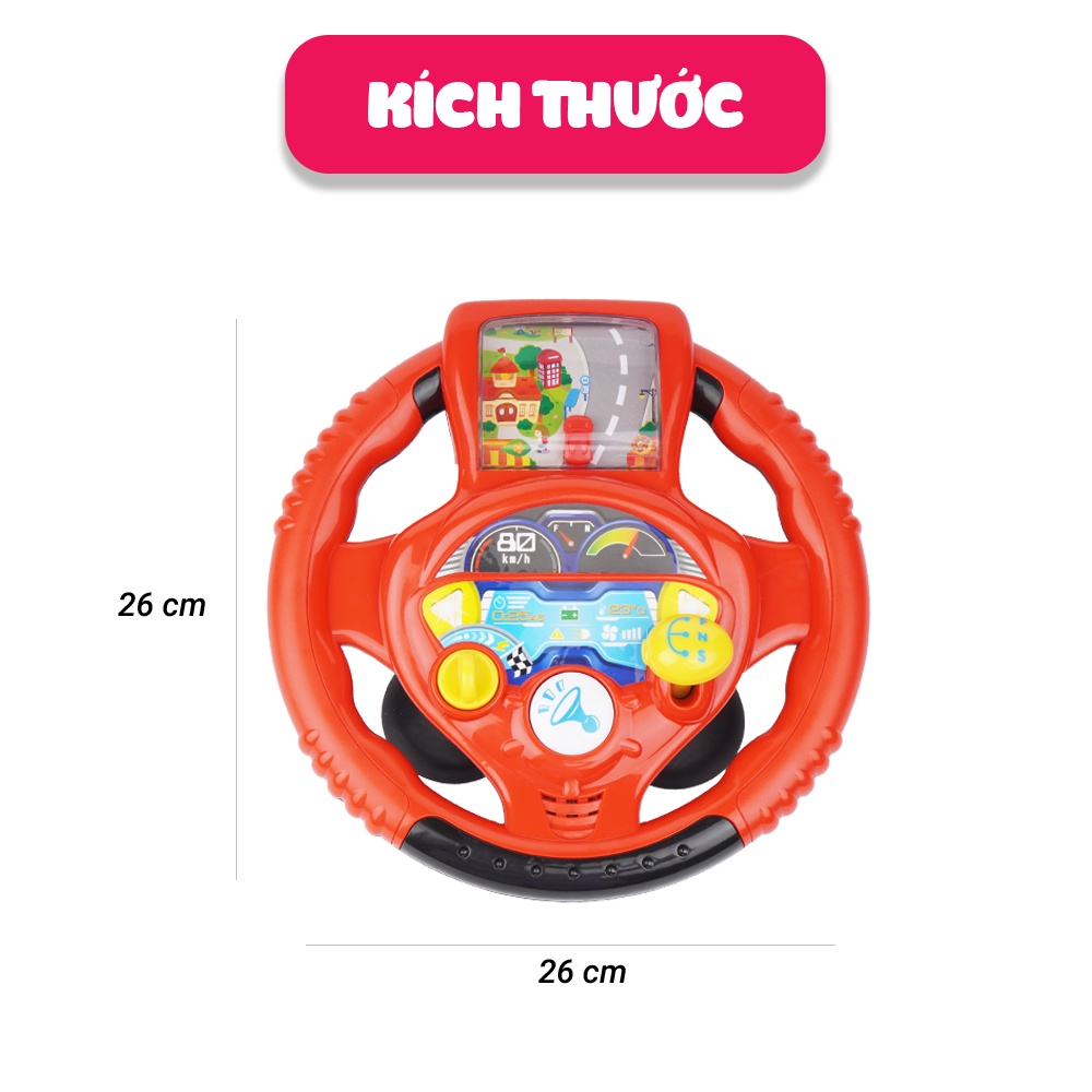 Vô lăng chơi game điện tử vui nhộn Winfun 1080 - đồ chơi mô phỏng sinh động cho bé phát triển các giác quan