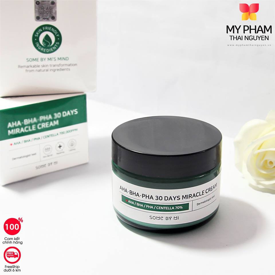 Kem dưỡng da Some By Mi MOON21 Kem dưỡng ẩm ngừa mụn hiệu quả Some By Mi AHA-BHA-PHA 30 Days Miracle Cream 60ml