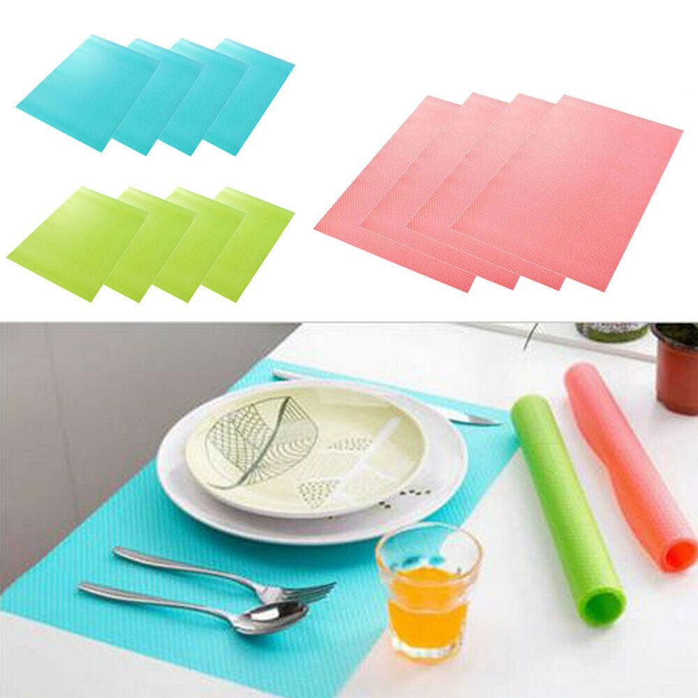 Set 1/4 tấm lót tủ lạnh kháng khuẩn chống thấm nước chống bám bẩn đa năng