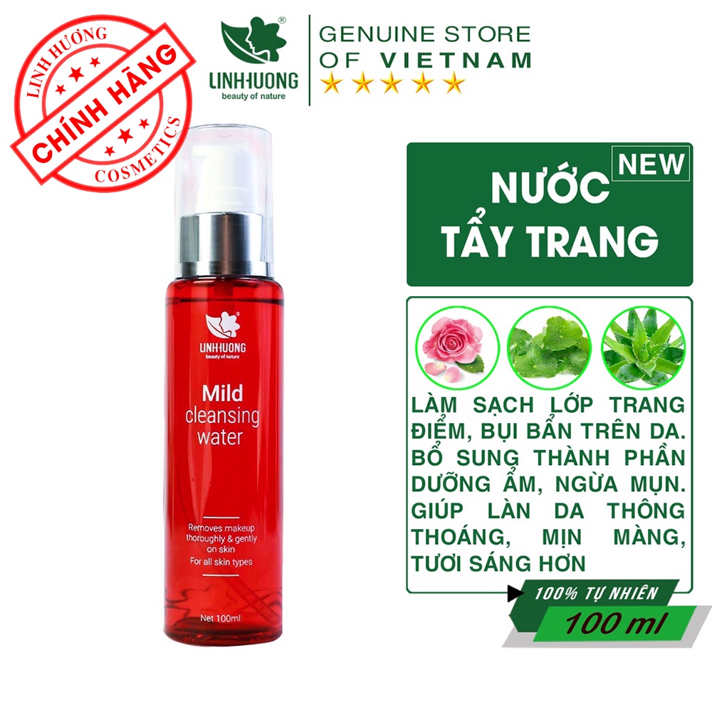 Nước Tẩy Trang Mild Cleansing Water Linh Hương Dành Cho Mọi Loại Da 100 ml