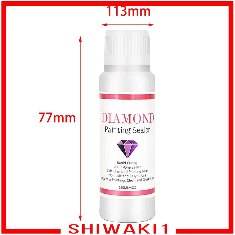 Keo Dán Tranh Đính Đá 120ml Hiệu Ứng Ánh Kim DIY