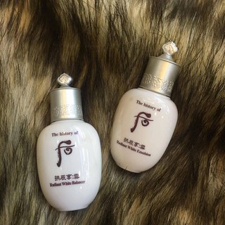 Combo hoa hồng và sữa dưỡng trắng da Whoo Radiant 40ml - Hàng chính hãng