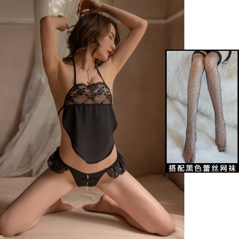 Bộ đồ lót yếm ngủ sexy - set nội y lingerie cổ trang Trung Hoa croptop gợi cảm quyến rũ