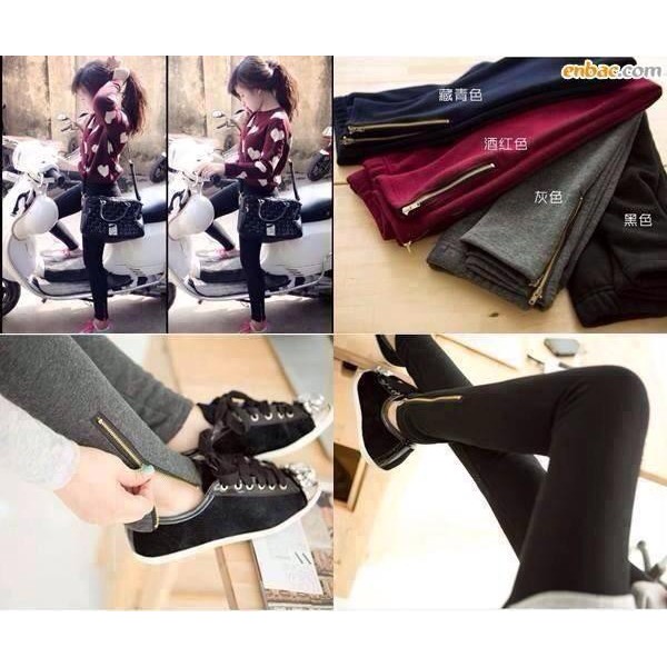 Sary - Quần legging dây kéo chân - QN73