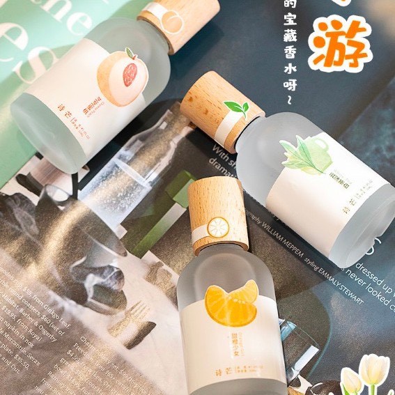 Nước Hoa Shimang Nắp Gỗ - Body Mist Shimang Mẫu Mới Nắp Gỗ Thân Thủy Tinh Siêu rẻ