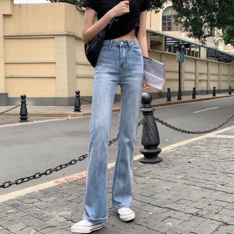 NEW ARRIVALS FREESHIP- QUẦN LOE DEMIN BASIC HAI MÀU ĐEN- XANH