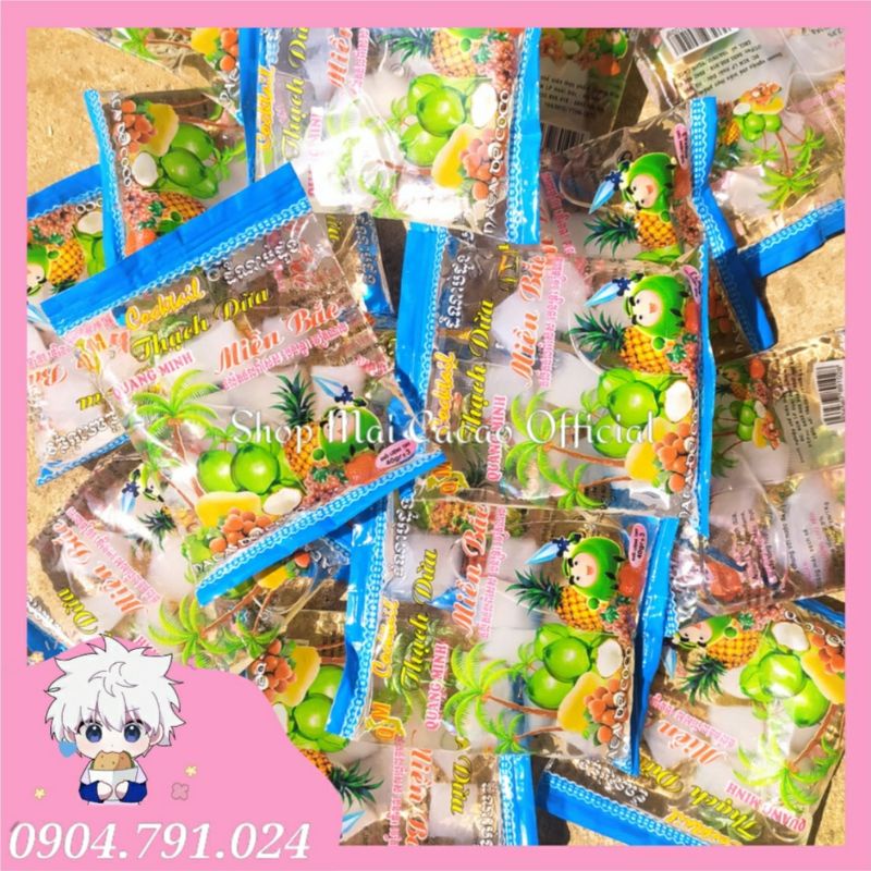 Thạch dừa Miền Bắc 1 bịch 20 gói