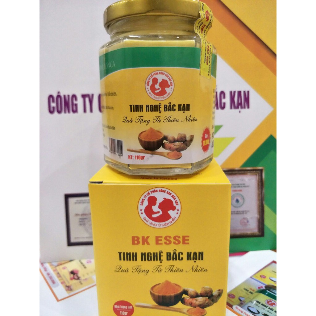 Organic, Tinh Bột Nghệ Curcumin 110g, Tinh Bột Nghệ Đắp Mặt, Tinh Bột Nghệ Nguyên Chất, Tinh Nghệ Bắc Kạn