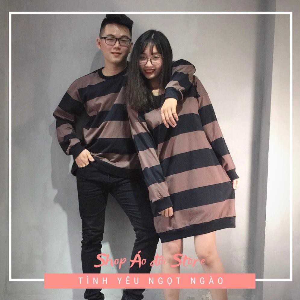 Đồ đôi nam nữ  thu đông gồm áo sweater nam và váy sweater nữ, chất liệu thun cotton cao cấp ! Top áo đôi bán chạy nhất.