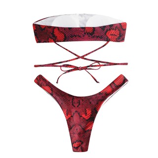 Bikini hoạ tiết da rắn phong cách Brazil