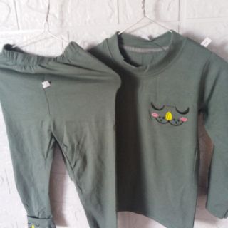 bộ cotton 4 chiều bé gái