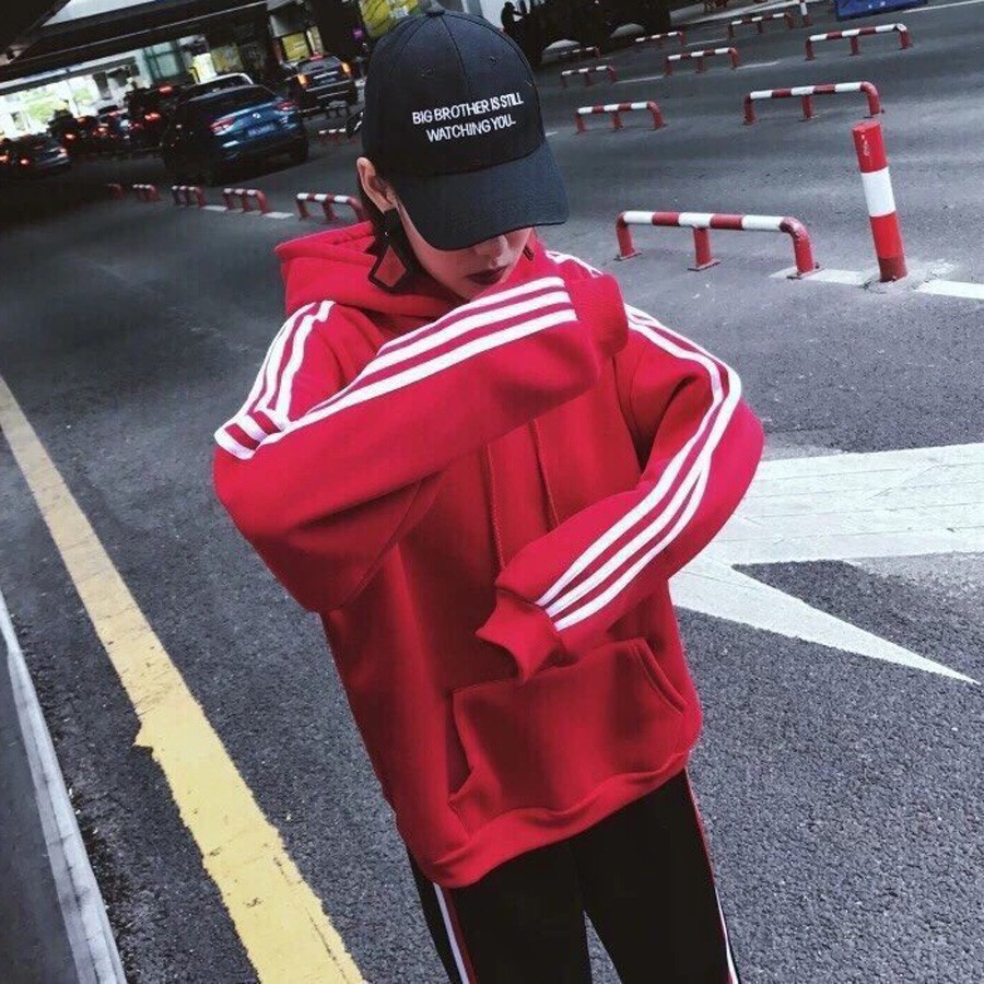 [FreeShip] ÁO HOODIE NỈ BÔNG (3 Sọc Tay) (Nam Nữ) | BigBuy360 - bigbuy360.vn